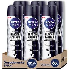 Nivea Men Black & White Antiperspirant För Män 200 ml