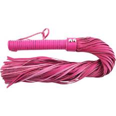 Whips Sex Toys Rouge Garments Large Pink Leather Flogger