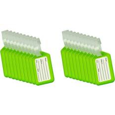 Green Luggage Tags Tlily 2X Luggage Tags Suitcase Identifier Label Accessories Green