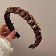 Headbands Veishet Simplicity Style Headbands Solid Color Weaving Pattern