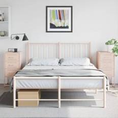 Pink Bedside Tables Berkfield Home Cabinets 2 pcs Pink 36 x 39 x 78 cm Steel Bedside Table