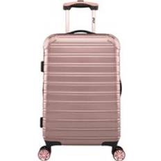 IFLY 4 Wheels Luggage iFLY Luggage Hardside Spinner Cabin Bag 56 cm Rose Gold