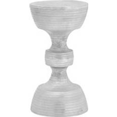 Silver Seating Stools Matin Large Aluminium Silver Seating Stool