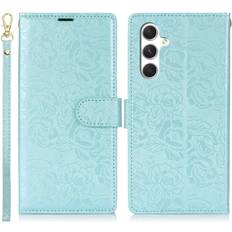 Samsung Galaxy A54 Wallet Cases GANGXUN Flip Case for Samsung Galaxy A54 5G Wrist Lanyard Wallet