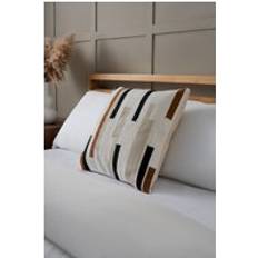 BHS Woven Stripe Cushion Multi Coloured Complete Decoration Pillows (45x45cm)