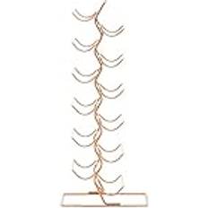Copper Wine Racks Premier Elegant 12 Tier With Copper Finish One Size Wine Rack