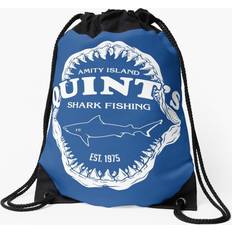 Famgem Drawstring Bag Quints Shark Fishing - Jaws Sport Gym Shoe Backpack
