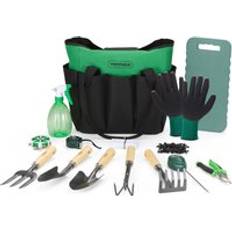 VonHaus 15 Piece Garden Tools Set Green One Size