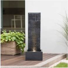 Natural Fountains Garden Sanctuary Wall Standing Stone Feature Outdoor Water Fountain One Size