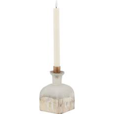 Grey Candle Holders Hill Interiors Burnished Dipped and Aged Brass Vase - Grey Candle Holder