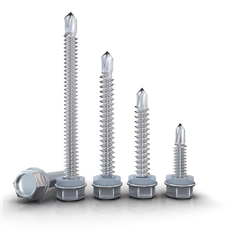 Building Materials Jojomino 80 Pcs 12 x 1 Inch to 2-1/2 Inch Self Drilling Screws