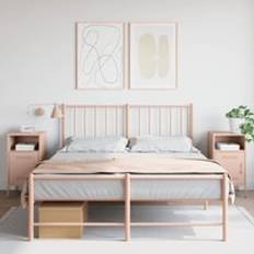 Pink Bedside Tables Berkfield Home Cabinets 2 pcs Pink 36 x 39 x 68 cm Steel Bedside Table