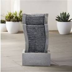 Natural Fountains Garden Sanctuary Solar Powered Water Feature Rockery Fountain One Size