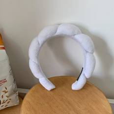 White Headbands Veishet Headbands Versatile Style Sweet Cloud Shaped Womens Solid Color Hair Accessories