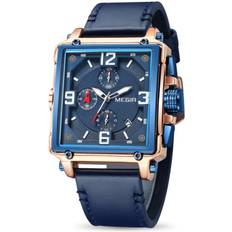 Megir Creative Men Watch Top Brand Luxury Chronograph Quartz Watches Clock