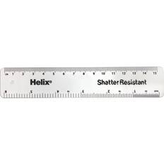 Helix 15cm 6 Inch Clear Ruler