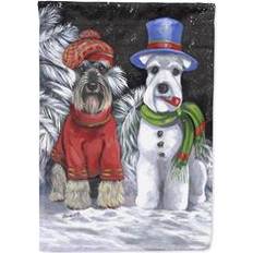 Bandiere e Accessori Carolines Treasures PPP3165CHF Natale Neve Dog House Flag