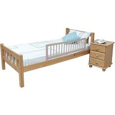 Safetots Grey Wooden Bed Rail 110 x 38 cm