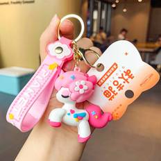 Wallets & Key Holders RYWOLT Cute And Whimsical Unicorn Key Chain - Pink