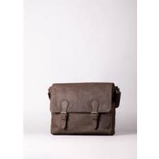 Brown - Leather Messenger Bags Lakeland Leather Hutton Messenger Bag - Chocolate