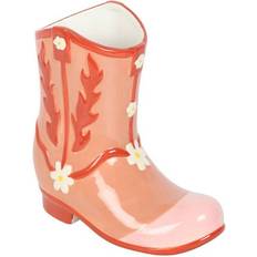 Vases Something Different Cowboy Boot Flower One Size Pink Vase