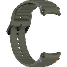 Army Green Watch Strap Silicone Watch Band for Samsung Galaxy Watch 7