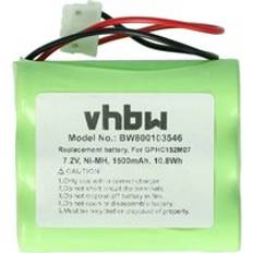 Vacuum Cleaner Accessories VHBW Battery Replacement for GPRHC152M073 1500mAh 7.2 v NiMH