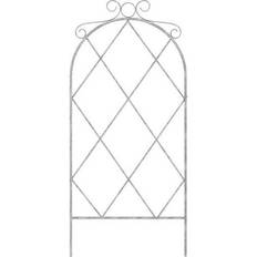 Panacea Steel Pot Trellis 36 x 10 x 0.5 in White