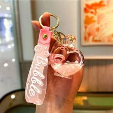 Wallets & Key Holders Veishet Whimsical Pvc Drifting Bottle Keychains - Perfume