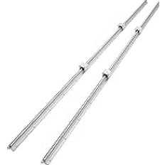 VEVOR Linjära styrskenor, SBR16 2 000 mm, 2 stycken 2 000 mm SBR16 styrskenor och 4 stycken SBR16UU glidblock, linjära skenor och lagersats för automatiska maskiner, gör-det-själv-projekt