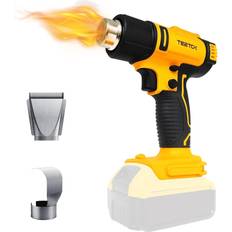 Teetok Cordless Heat Gun 2 Nozzles 2-Temp Settings Naked-Compatible with DEWALT 20V Max Battery