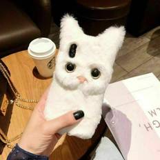 PlayMc 3D Plush Fluffy Cat Phone Case Cover For iPhone 11 Pro Max