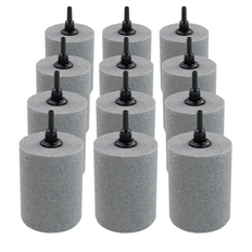 Pisces 12x Pond Airstone Short Cylinder 50x50mm