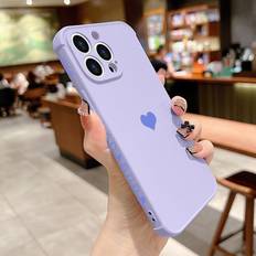 Mobile Phone Accessories PlayMc Cute Heart Case For iPhone 13 Pro Max 11 12 XR SE 8 7