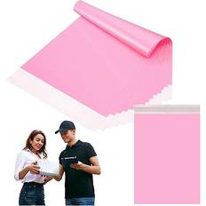 YAAVAAW 50pcs 28x42cm Pink Vinted Postage Bags