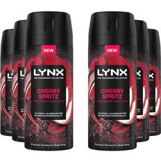 Lynx Deodorants Lynx Men Deodorant Body Spray Cherry Spritz 150ml 6 Pack