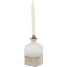 Grey Candle Holders Hill Interiors Burnished Dipped and Aged Brass Large Vase - Grey Candle Holder