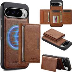 Mobile Phone Accessories GANGXUN Brown Wallet Case for Google Pixel 9/9 Pro