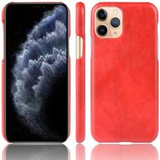 Mobile Phone Accessories GANGXUN Red Retro Case for iPhone 11 Pro Protective Cover