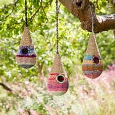 Teardrop Recycled Cotton Birdhouse Multi One Size