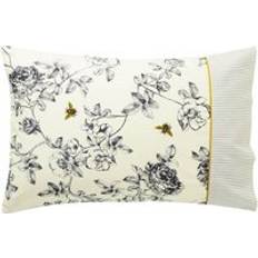 Joules Imogen Standard Pillowcase Cream Örngott Beige