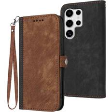 Mobile Phone Accessories GANGXUN Brown Case Compatible With Samsung Galaxy S25 Ultra