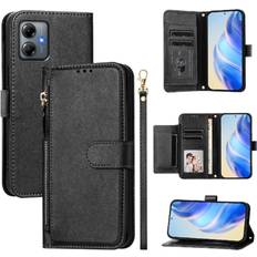 Mobile Phone Accessories GANGXUN Flip Case for Motorola Moto G54 5G PU Leather Magnetic Card Holder Zipper