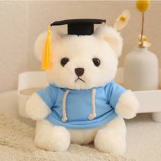Doctors Soft Toys Veishet Blue Wearing Doctor Bear Hoodie Plush Toy