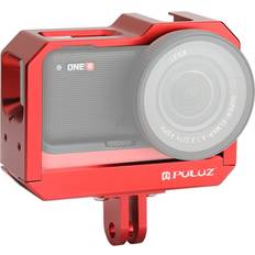 Aluminum Alloy Frame Mount Protective Case Cage Insta360 One R Red