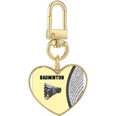 Wallets & Key Holders DIYthinker Badnton Art Deco Fashion Gold Heart Keychain Metal Keyring Holder