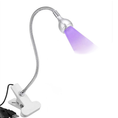 Nail Lamps on sale Sans Marque UV LED Nail Lamp for Nails with Securing Clip Rotatable - Silver