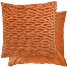 Textiles New Edge Blinds Millie Collection Soft Velvet 43cm x 43cm Cushion Cover Orange