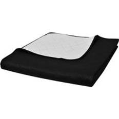 Textiles Berkfield Home Double-sided Quilted 220 x 240 cm Black/White Bedspread