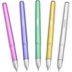 Zebra Zebra ZGE Gel Ink Pens Metallic Barrel 0.7mm Pack of 5 Colours